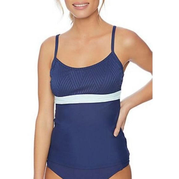 Next Bloc Party Tankini Bra Sized Swimsuit Top 32 B C - Picture 1 of 12